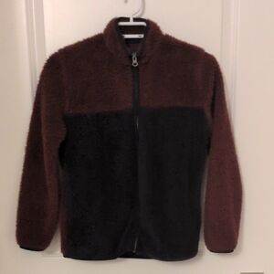 The Children's Place Brown and Black Fleece Jacket